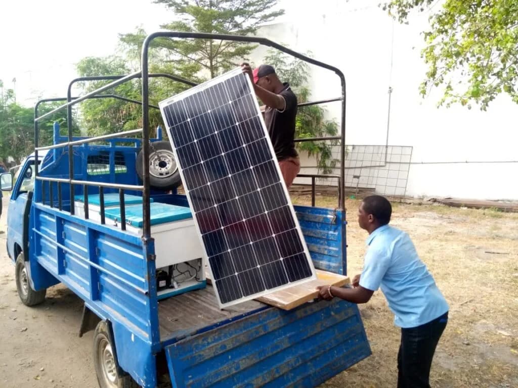 The Kenyan start-up, Kuza Freezer, turns plastic waste into solar-powered freezers