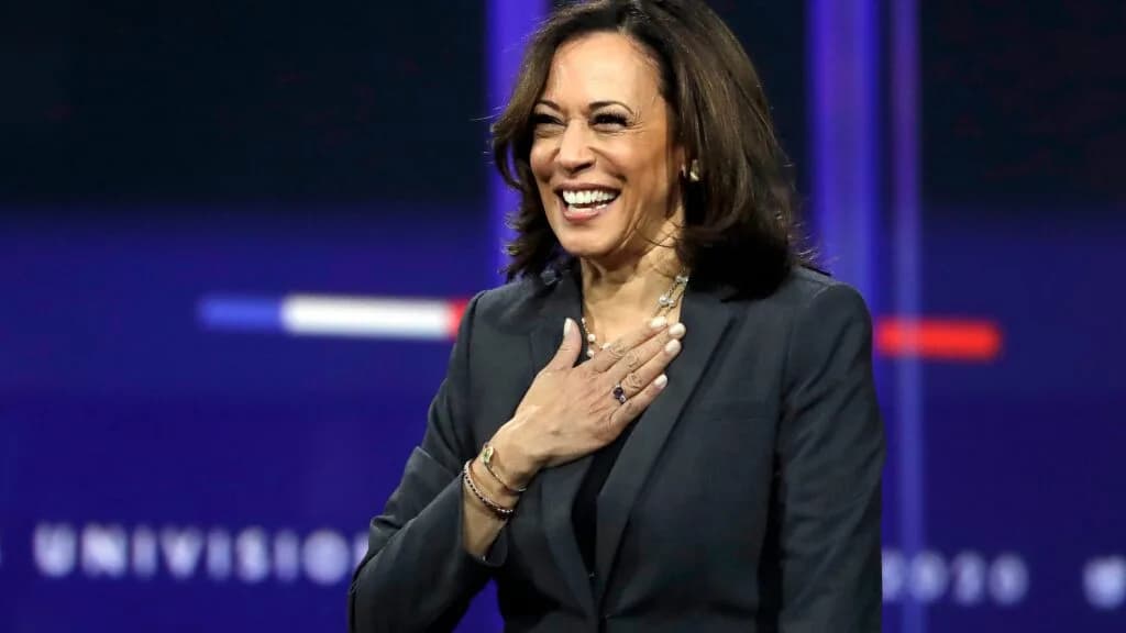 Vice President-elect Kamala Harris leaves her Senate seat