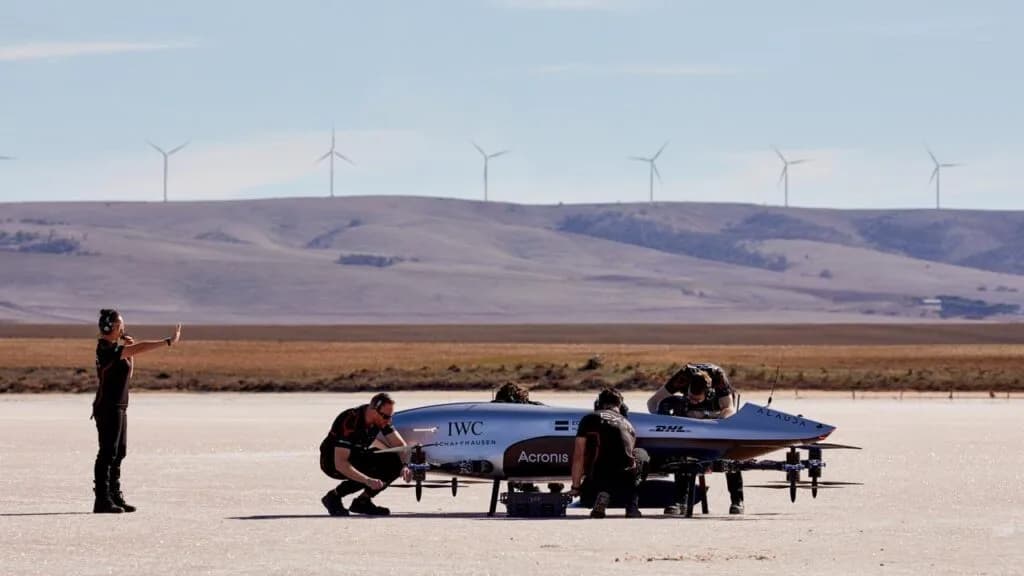 Airspeeder says it had the first successful test flight for its electric flying racecar