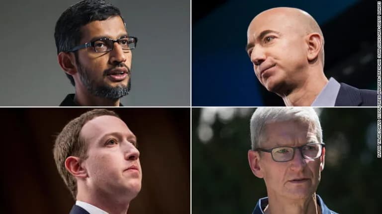 How the CEOs of Apple, Google, Amazon, and Facebook plan to defend Big Tech today