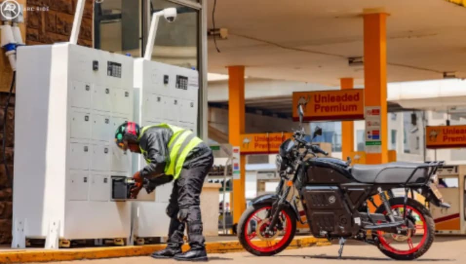 Kenya is building a battery swapping network for electric motorcycles