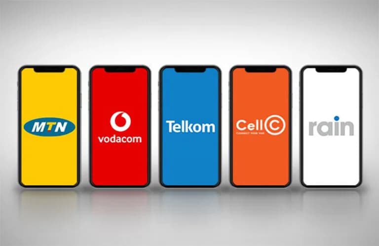 How much do South African mobile service providers spend on their networks