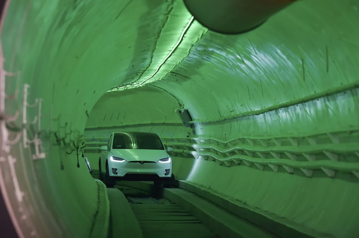 Elon Musk's new tunnel 'a little rough around the edges'