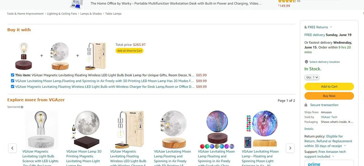 This Amazon page isn’t supposed to look like that.
