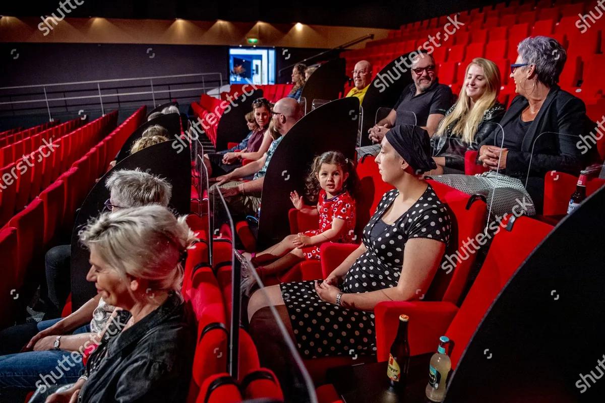 Theater strikingly adapted 15 meter society plexiglass Editorial ...