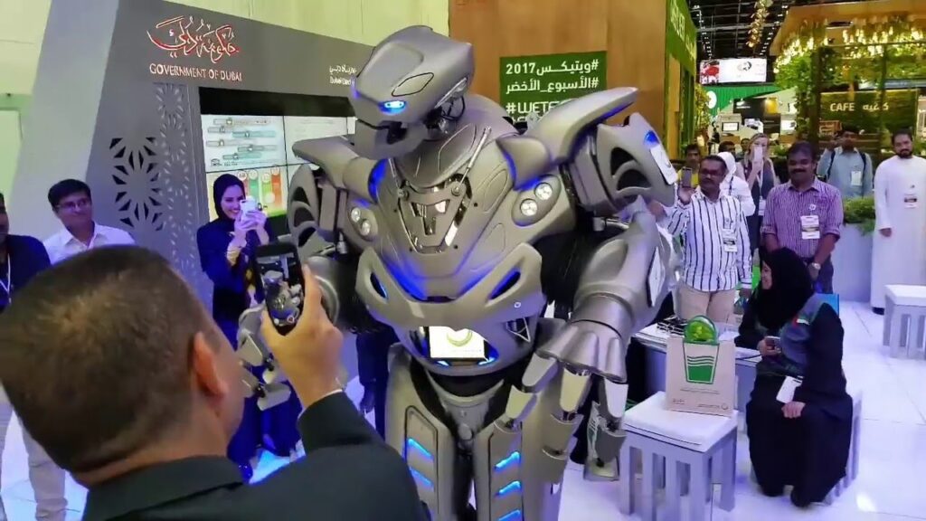 WATCH king of Bahrain's robot bodyguard is changing the face of